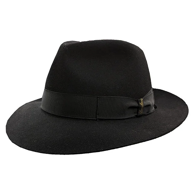 Vintage felt hat for retro fashion lovers -Borsalino Bellagio Fedora Hat