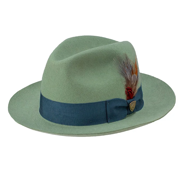 Casual wool felt hat for effortless style -Dobbs Barrington Wool Fedora Hat