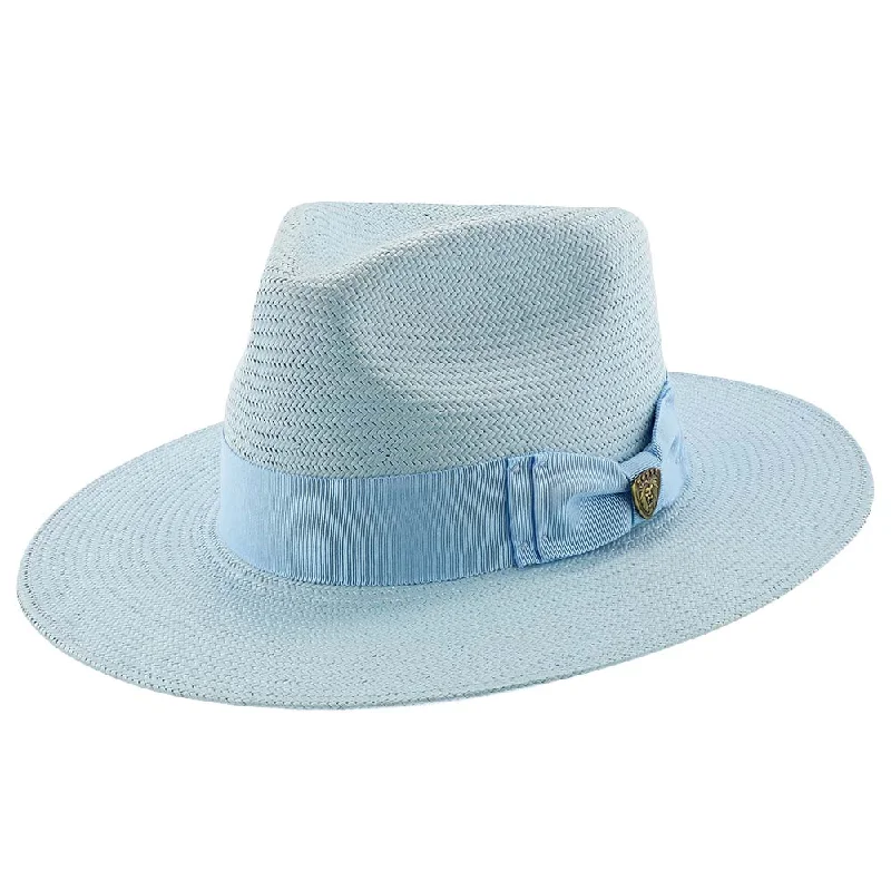 Breathable felt hat with airy wool weave -Estate - Dobbs Straw Fedora Hat