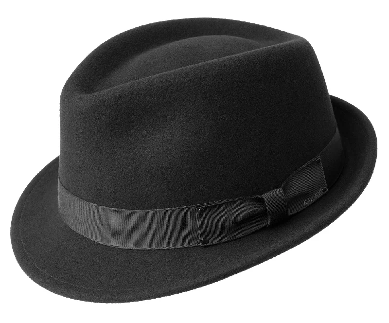 Waterproof felt hat for rainy season protection -Bailey Wynn Fedora Hat