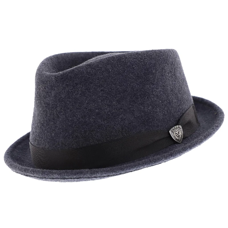 Elegant wool felt hat for special events -Shorty - Dobbs Wool Felt Fedora Hat