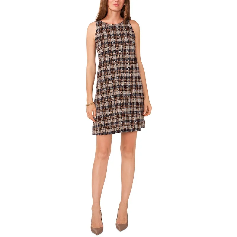 Midi Dresses for Versatile Wear -MSK Womens Keyhole Midi Shift Dress