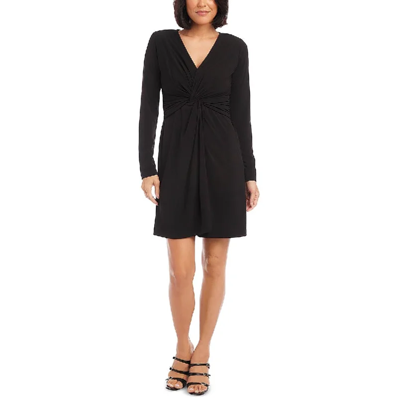 Office Dresses for Business -Karen Kane Womens Twist Front Mini Mini Dress