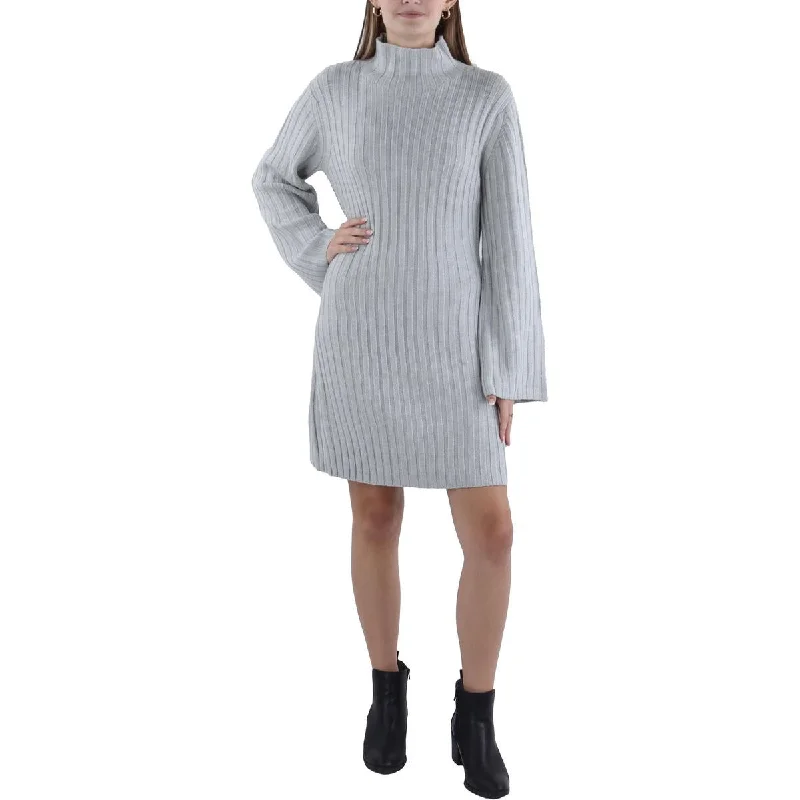 Floral Dresses for Romantic -French Connection Womens Babysoft Knit High Neck Sweaterdress