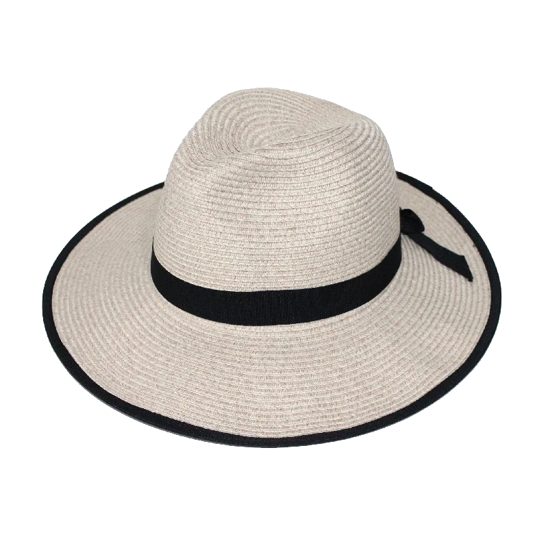 Casual felt hat for laid-back fashion days -Lois Fedora Hat - Oatmeal