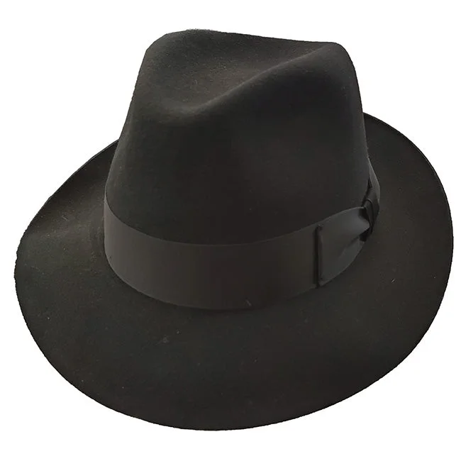 Designer felt hat with artistic wool craft -Mayser City Fedora Hat