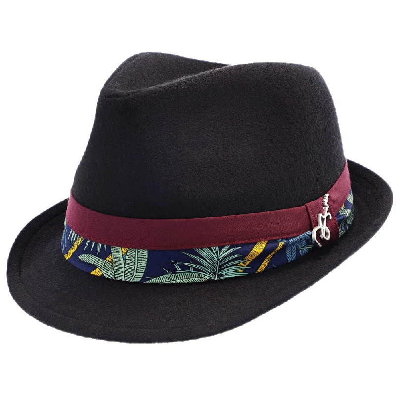 Classic felt hat with soft wool texture -Selbo - Santana Wool Felt Fedora Hat