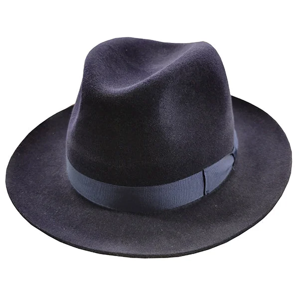 Luxury felt hat with fine wool blend -Guerra Roma Fedora Hat