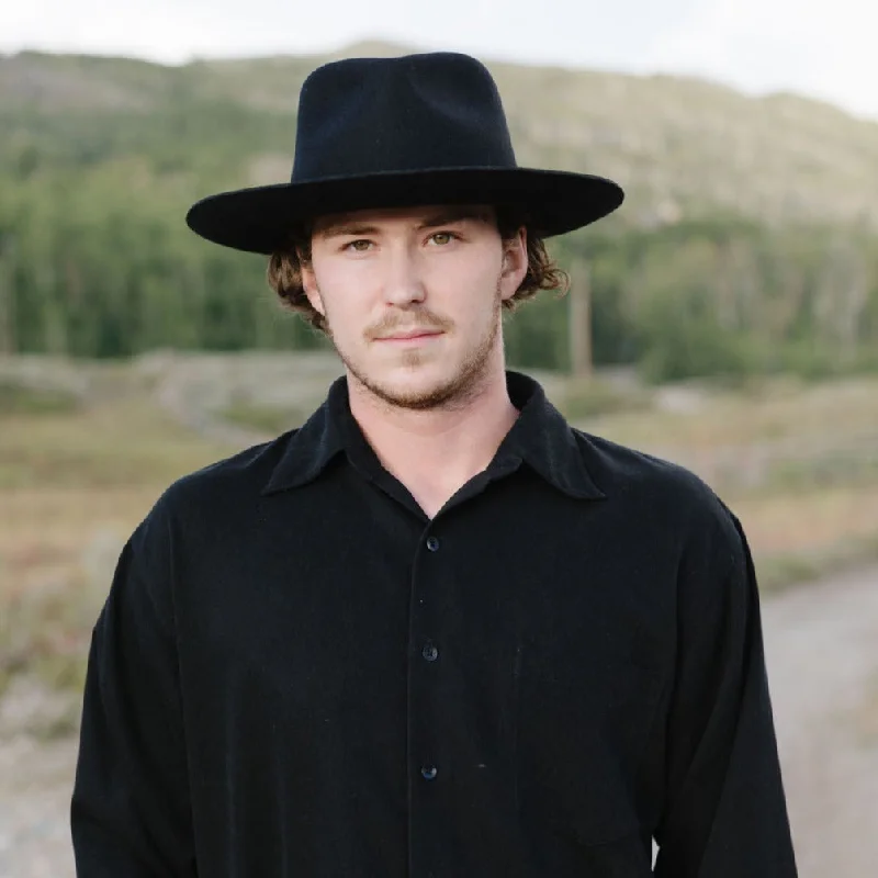 Breathable felt hat with airy wool weave -Dapper Gentleman Fedora