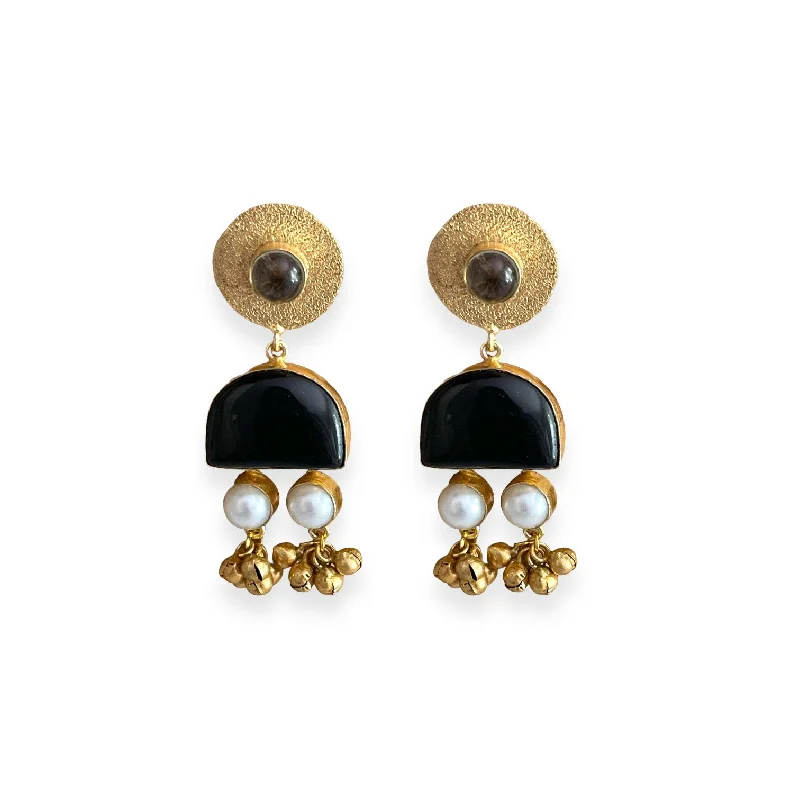 Rhinestone Drop Earrings for Sparkle -Urja Earrings