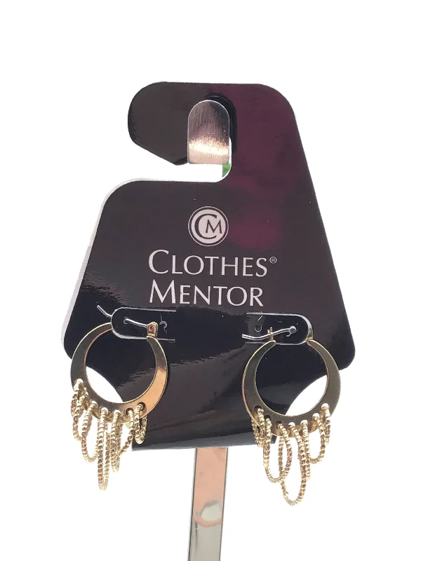 Long Drop Earrings for Dramatic -Earrings Hoop By Clothes Mentor