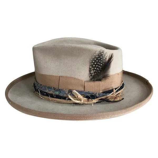 Breathable felt hat for all-day comfort -Nature Calls Beige Fedora