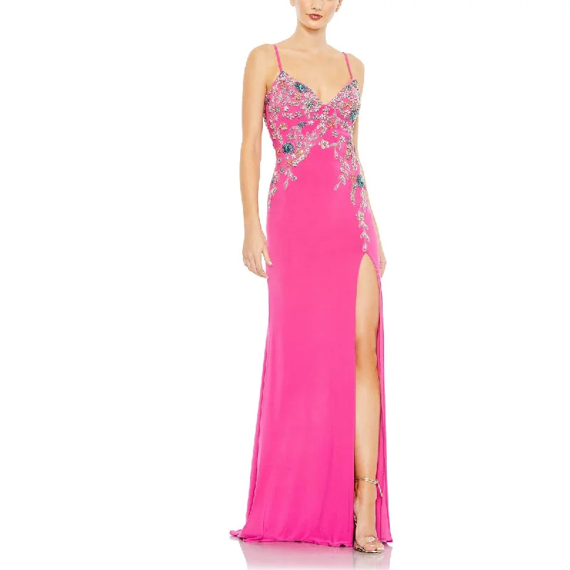 Lace Dresses for Delicate -Mac Duggal Womens Embellished Formal Evening Dress