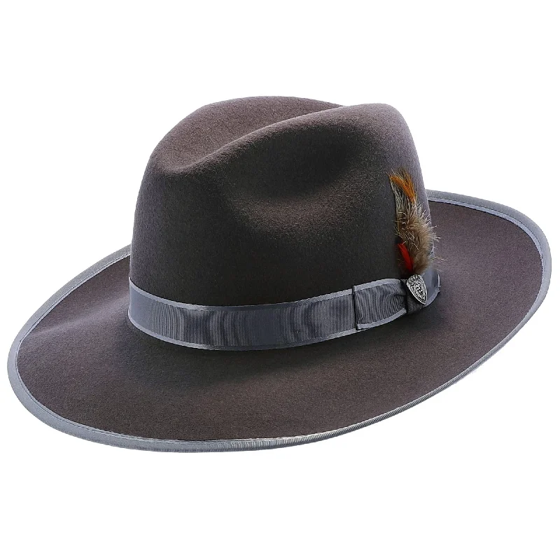 Affordable wool felt hat for simple elegance -Esquire B - Dobbs Wool Felt Fedora Hat