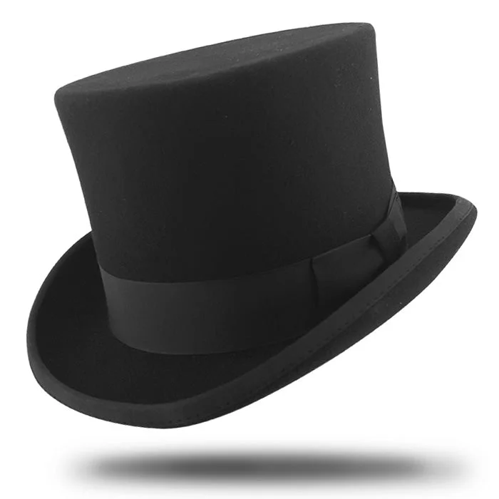 Affordable felt hat for budget-friendly accessorizing -Top Hat-SF801