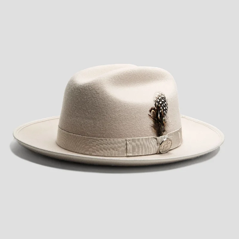 Casual wool felt hat for easygoing style -Elegant Ranch Fedora Hat