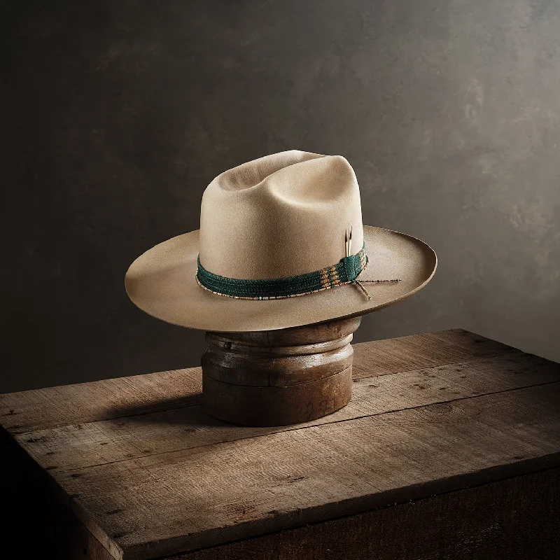 Bold felt hat with striking pattern details -Tanoak Tamarind Classic Vintage Felt Hat