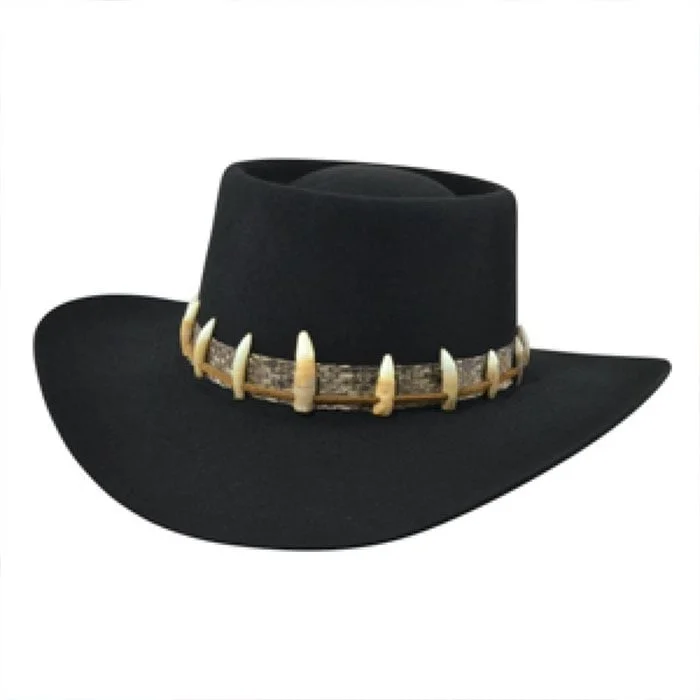 Breathable felt hat with light wool weave -The Crocodile Dundee Hat