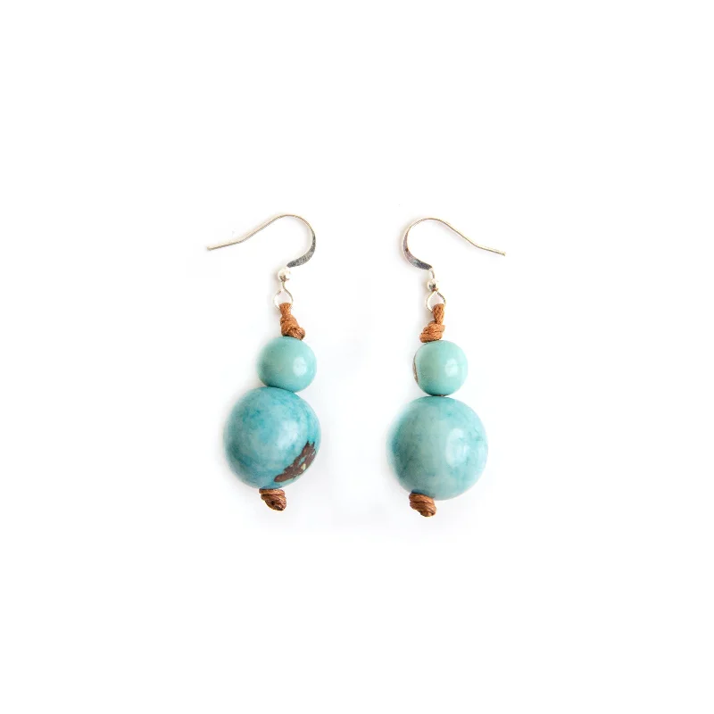 Drop Earrings for School Uniform -Semilla Earrings: Celeste