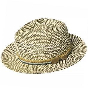 Affordable wool felt hat for simple elegance -Rudi - Bailey Shangtung Straw Fedora Hat