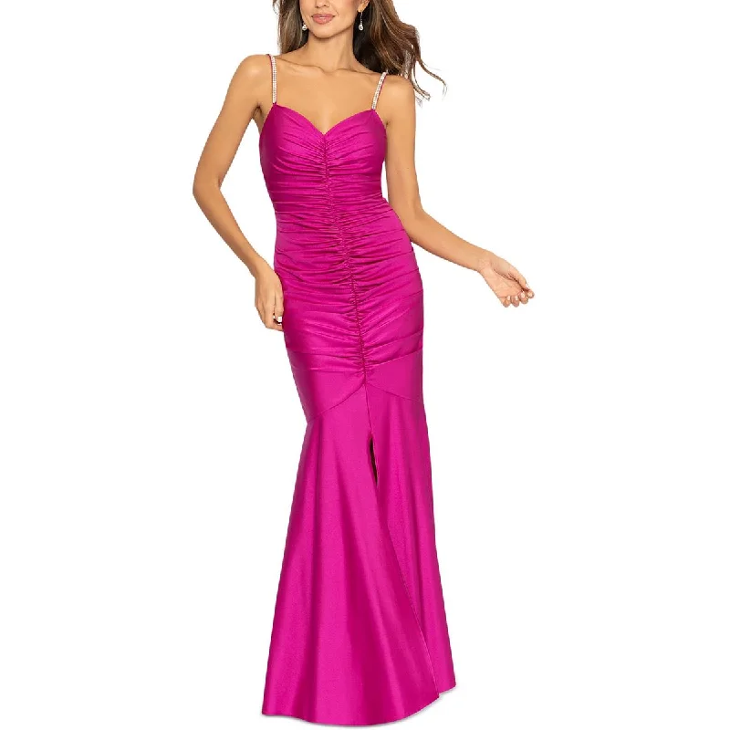 Hippie Dresses with Beads -Xscape Womens Satin Long Cocktail And Party Dress