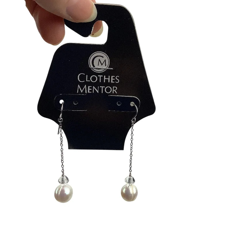 Drop Earrings with Polished Shine -Earrings Other By Clothes Mentor