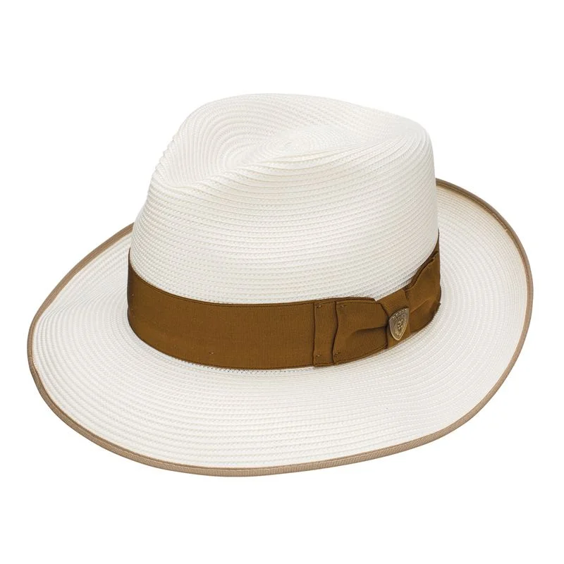 Rugged wool felt hat for tough weather -Dobbs Bradshaw Straw Fedora Hat