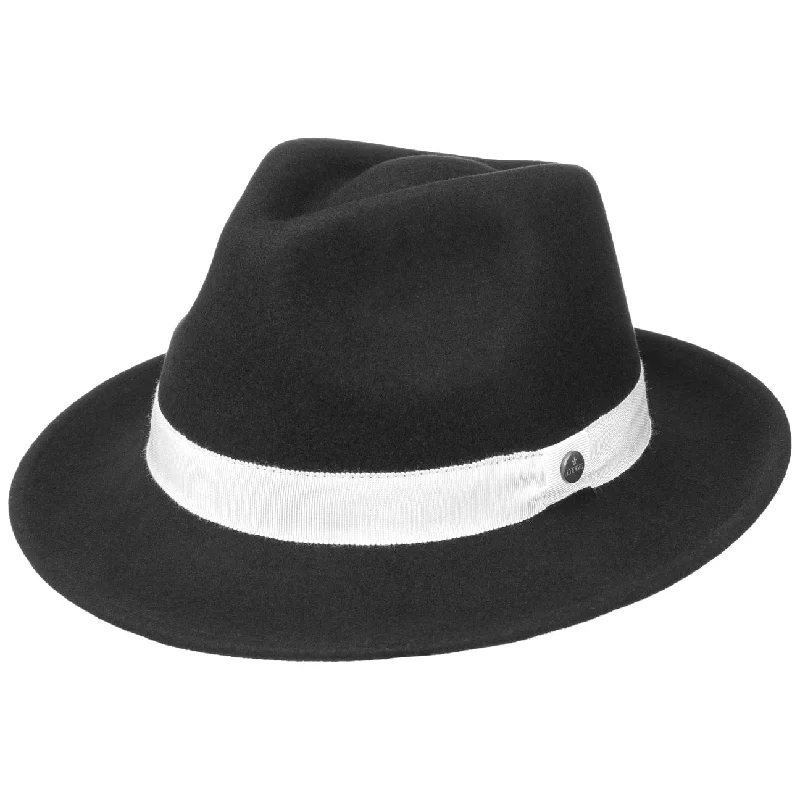 Durable felt hat for long-lasting daily use -Classic Style Felt Fedora Hat