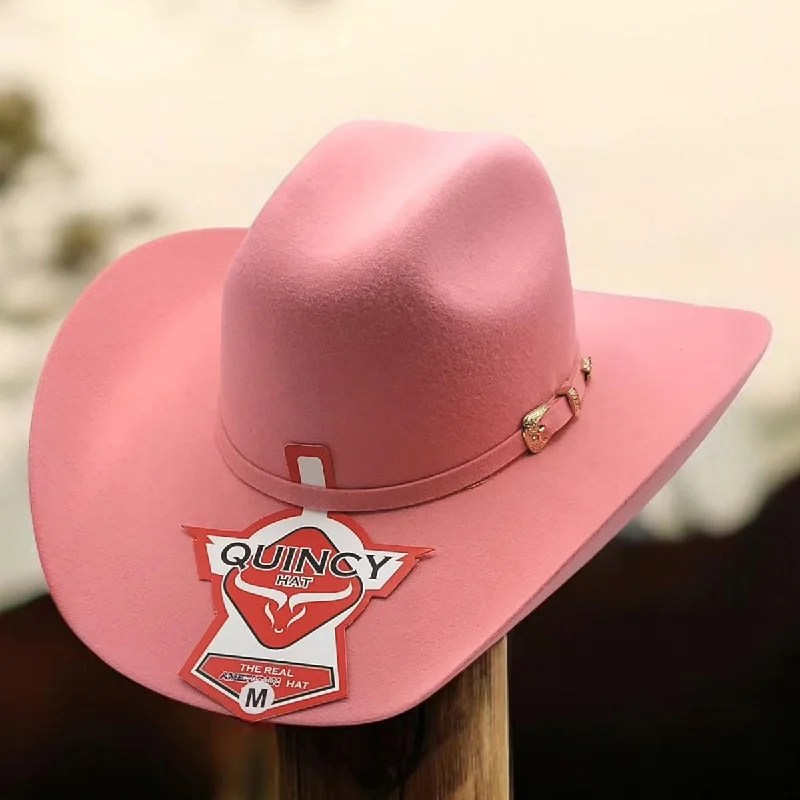 Breathable felt hat for all-day comfort -Pink Cowgirl Hat