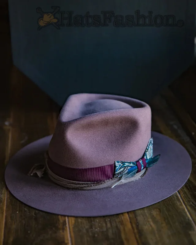 Elegant wool felt hat for special events -Dapper Dreams Fedora