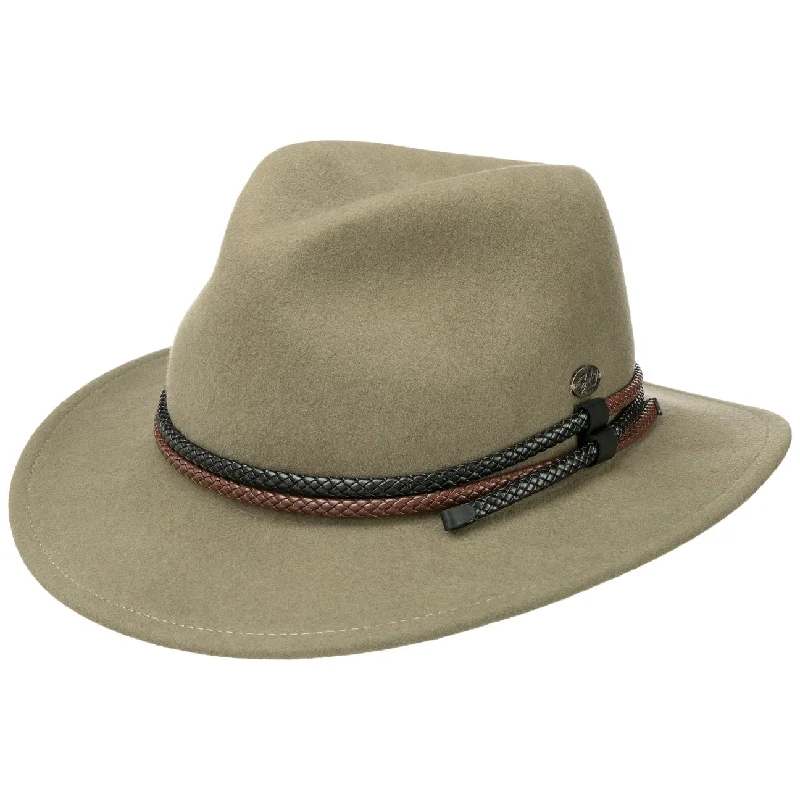 Lightweight felt hat for easy portability -Nelles LiteFelt Hat by Bailey 1922