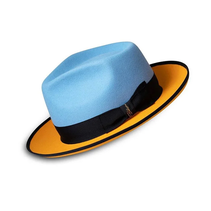 Sky Blue+Orange ﻿Brim