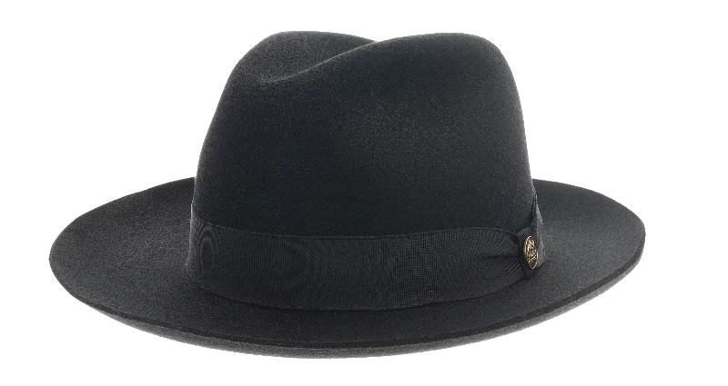 Waterproof felt hat for rainy season protection -NEW Stetson Sirius Designer Wool Fedora Hat | Winter 2024 Collection