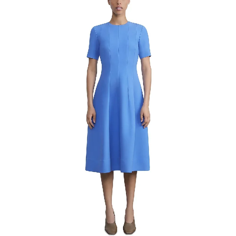 Lace Dresses for Delicate -Lafayette 148 New York Womens Wool Flared Wear To Work Dress