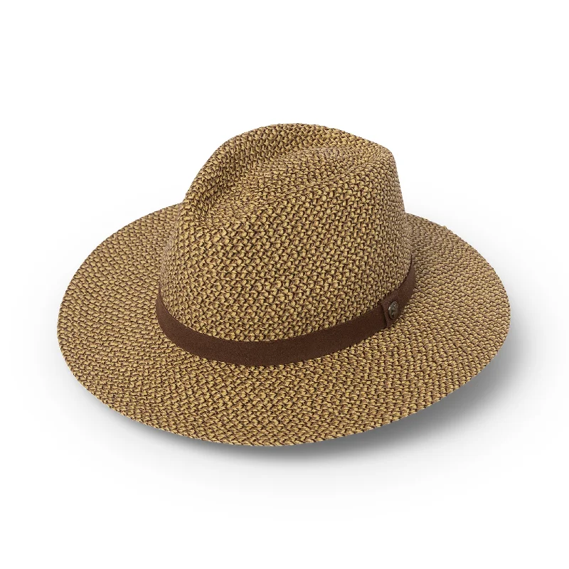 Casual felt hat for relaxed weekend vibes -Outback Lightweight Fedora Hat - Chocolate