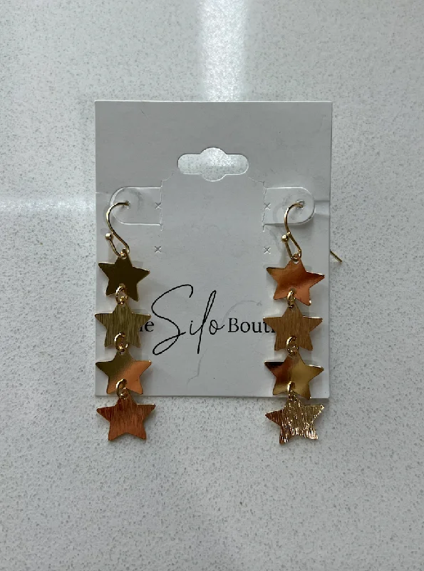 Tarnish Resistant Drop Earrings for Longevity -Dangle Star Earrings