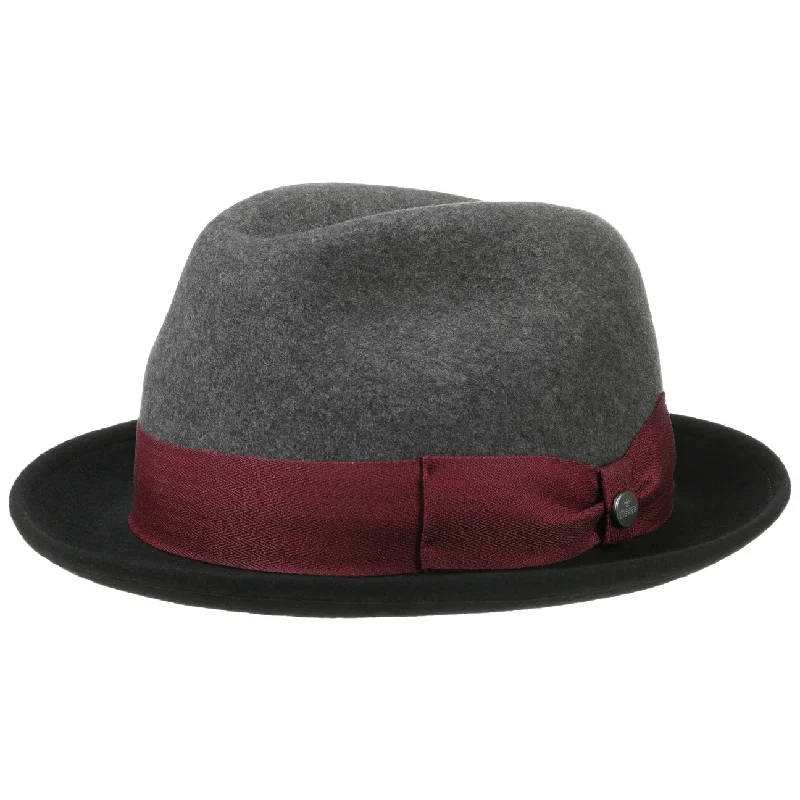 Classic wool felt hat for enduring style -Parson Player Fedora Hat