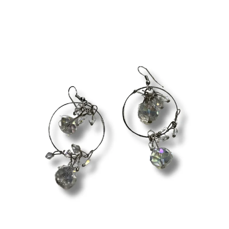 Gemstone and Diamond Drop Earrings for Opulence -Earrings Dangle/drop By Clothes Mentor, Size: 02 Piece Set