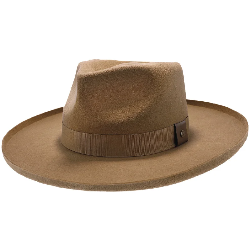 Classic fedora felt hat for timeless charm -On Fleek - Walrus Hats Wool Fedora Hat