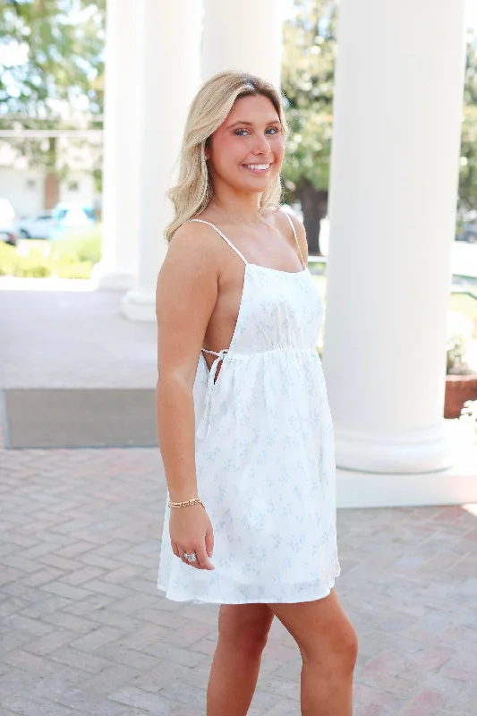 Punk Dresses with Spikes -Blissful Blue Dress