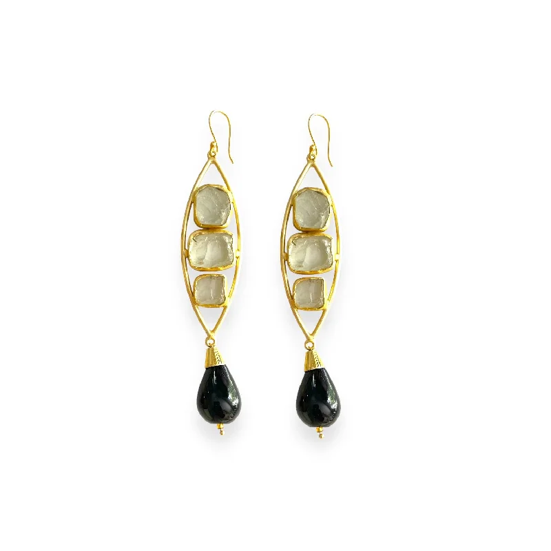 African Drop Earrings with Culture -Tej Earrings