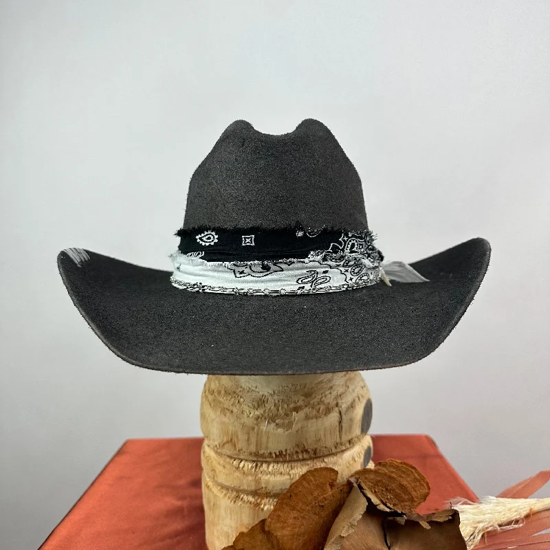 Soft felt hat for cozy everyday comfort -The Rider X- Metallic