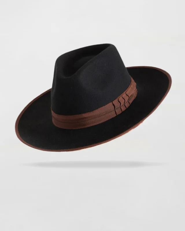 Classic wool felt hat for everyday classics -Serenity Style Felt Fedora Hat