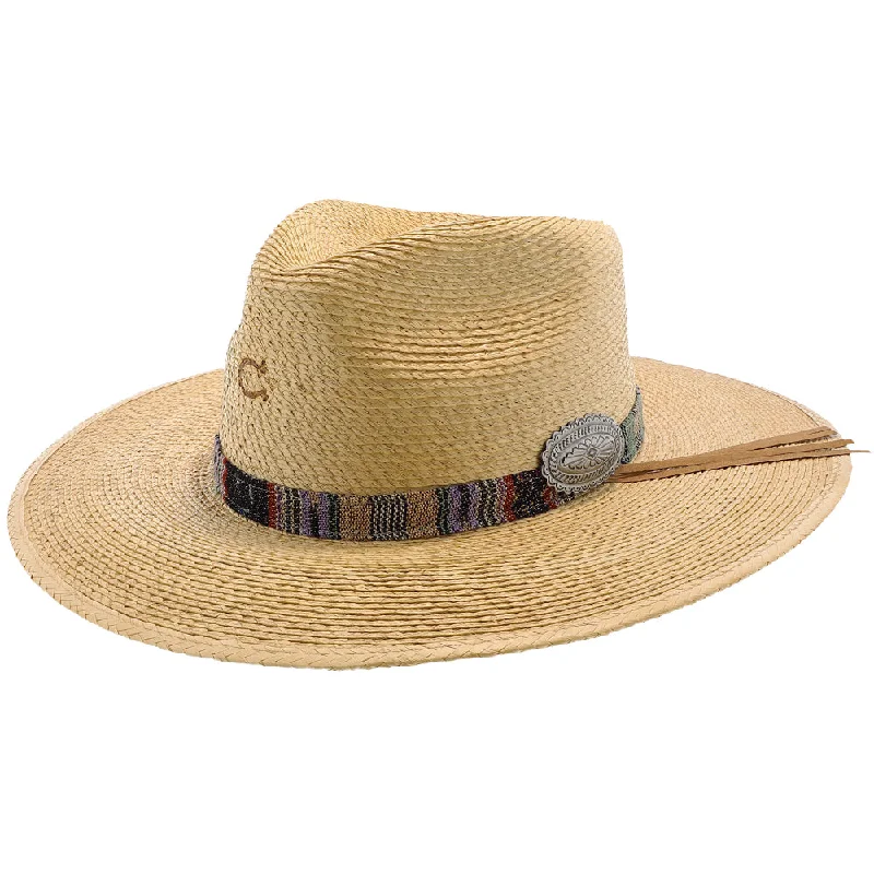 Luxury wool felt hat for refined taste -Saltillo - Charlie 1 Horse Straw Fedora Hat