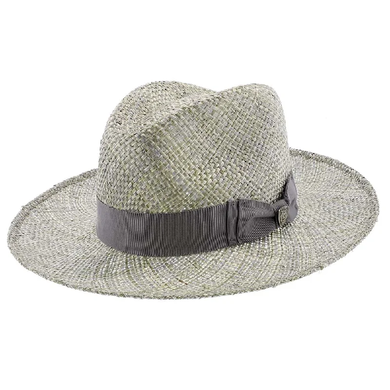 Classic felt hat for vintage-inspired outfits -Summertime Stroll - Dobbs Straw Fedora Hat (Limited Edition)