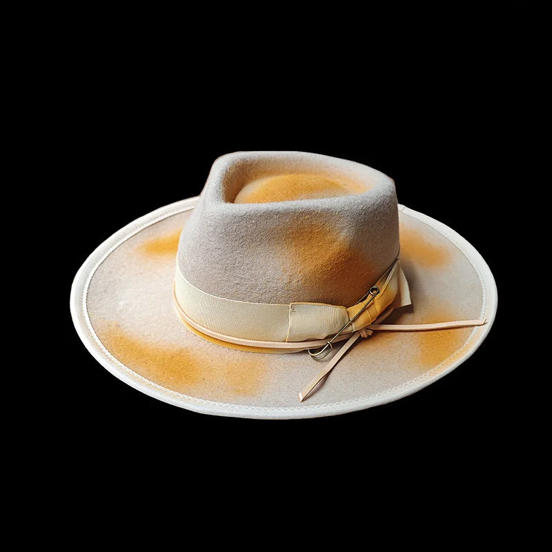 Lightweight felt hat for warm weather style -Fedora Urban Explorer