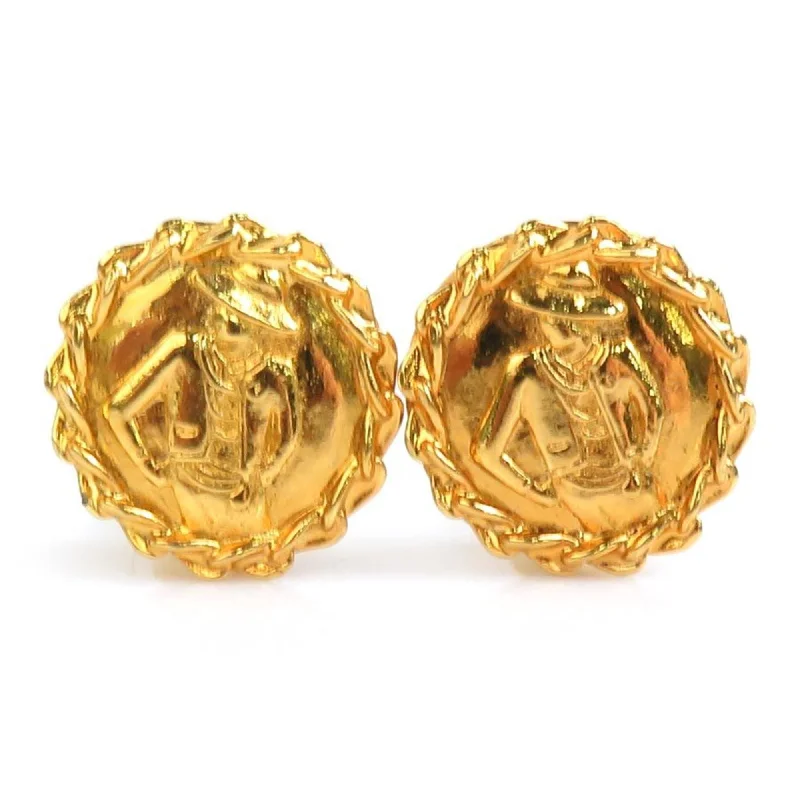 Drop Earrings for Shopping Trip -Chanel Mademoiselle  Metal Clip Earrings (Pre-Owned)