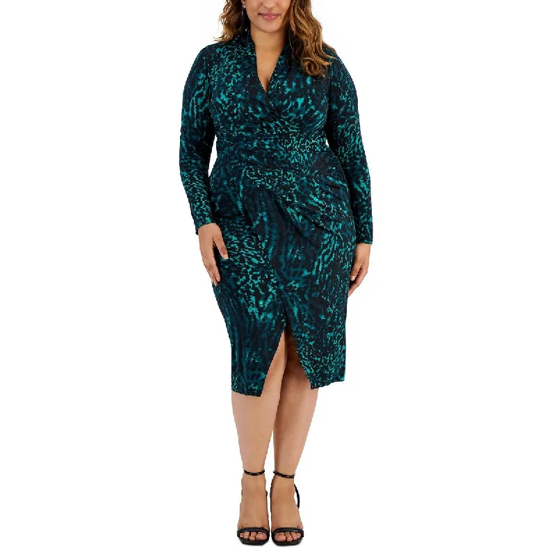 Birthday Dresses for Celebration -Rachel Rachel Roy Womens Plus Long Wrap Dress