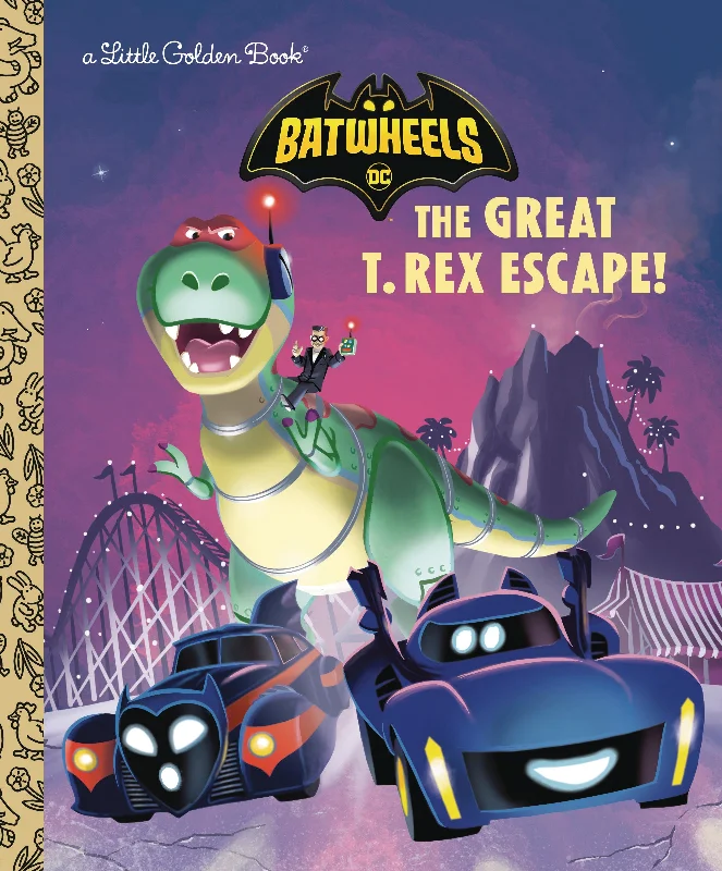 Trendy sandals for women with gladiator-inspired design and flat soles for chic wear-Dc Batwheels Great Trex Escape Golden Book Hc (01/08/2025) Golden Books