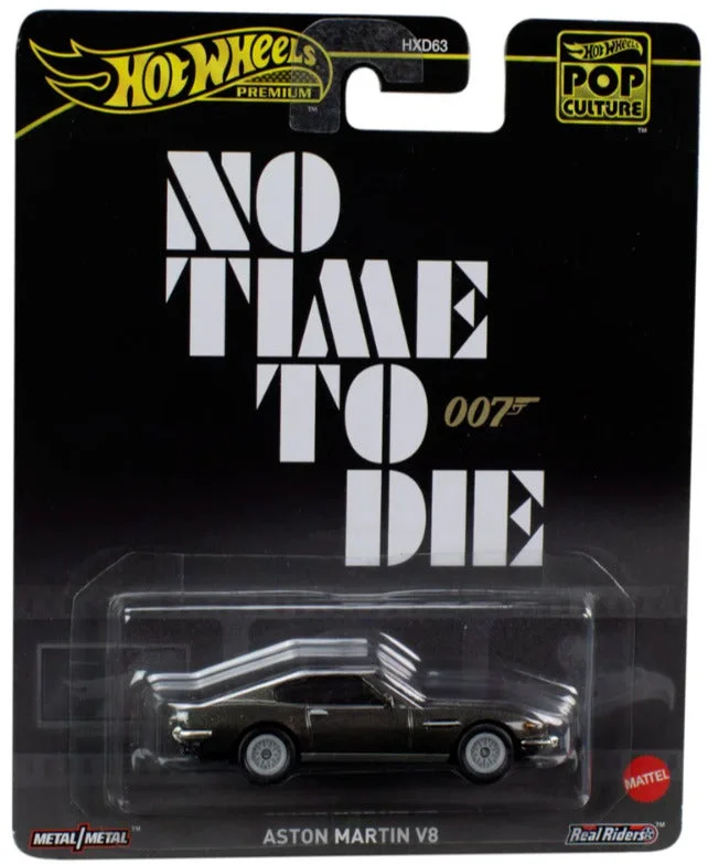 Stylish sandals for men with leather straps and durable rubber soles-Hot Wheels Aston Martin V8 "No Time To Die" 1/64 Scale Diecast Car